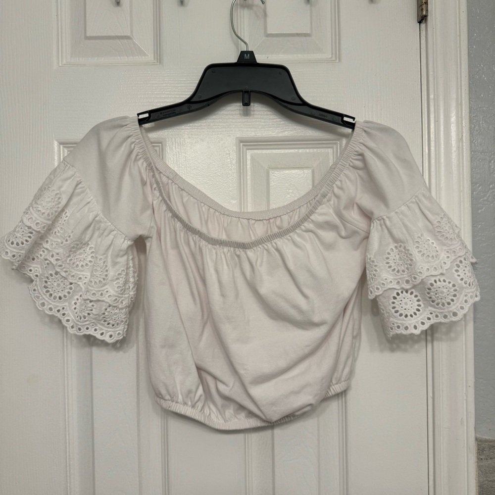 J for Justify Short Sleeve Off The Shoulder Top